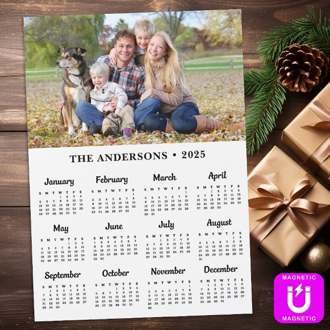 2025 Anpassningsbar Foto Modern Family Calendar Ma (Skapare uppladdad)