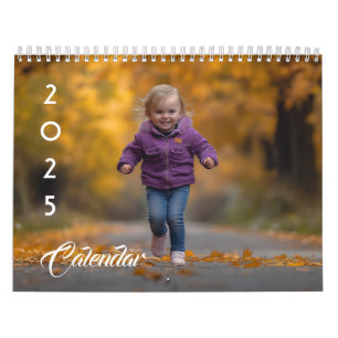 2025 Anpassningsbar Fotoredigerbar text Kalender