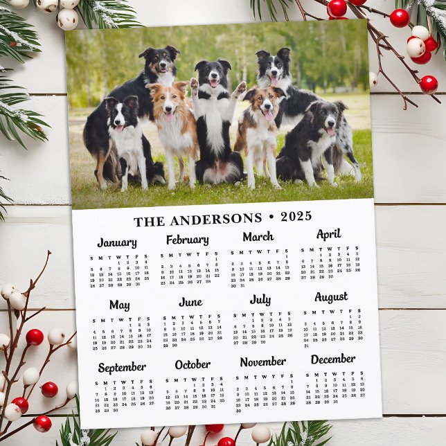 2025-Anpassningsbarna - Hund Foto Pet Puppy - nytt Helg Vykort (Skapare uppladdad)