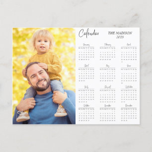 2025-Anpassningsbarnas foto- och familjekalender f Helg Vykort
