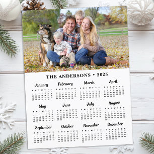 2025-Anpassningsbarnas fotomodern familjekalender  Helg Vykort