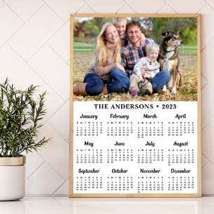 2025-Anpassningsbarnas fotomoderna årskalender 12 Poster