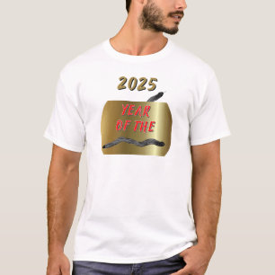 2025 Året för orm Blake-ormar T Shirt