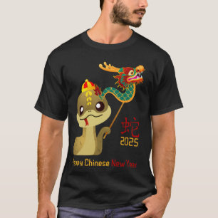 2025 Året för Snake Kids Lunar China Zodiac G T Shirt