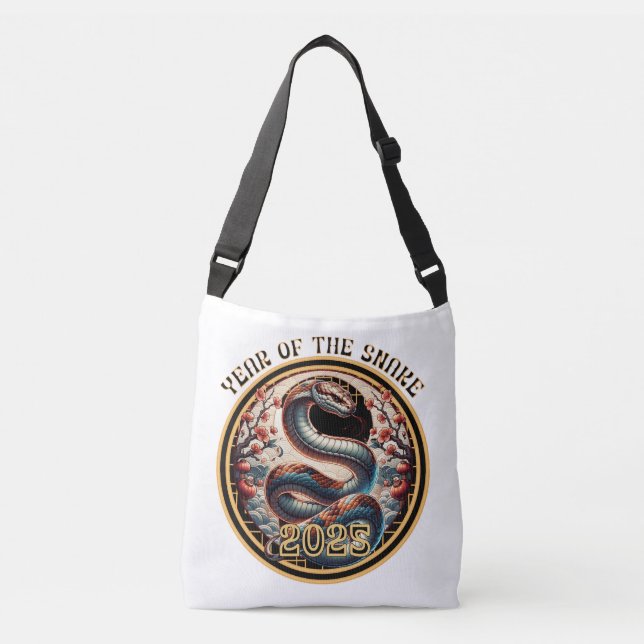 2025 ÅRET FÖR SNAKE-kinesernas nya presentidé Axelväska (Framsida)