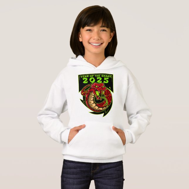 2025 ÅRET FÖR SNAKE-kinesernas nya presentidé T Shirt (Hel framsida)
