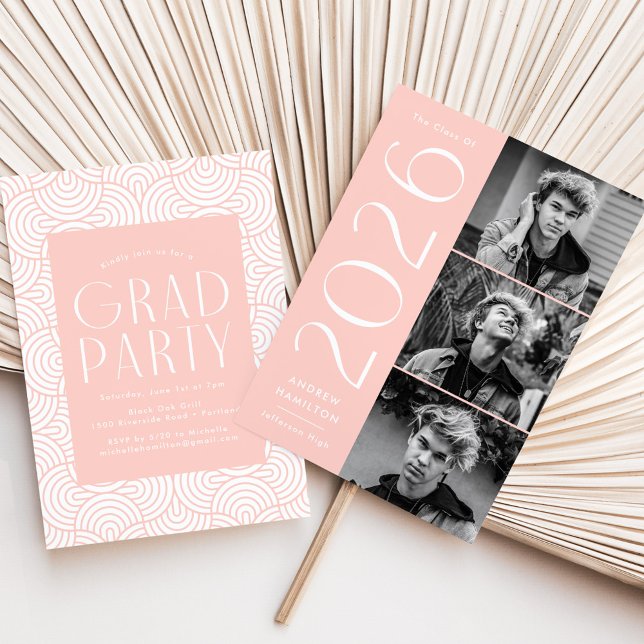 2025 års  3-foto-Studentfest Inbjudningar (Skapare uppladdad)