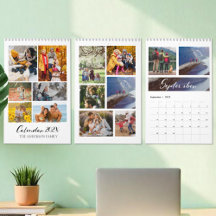 2025 års Anpassningsbar Photo Collage Calendar