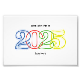 2025 års bästa möte fototryck