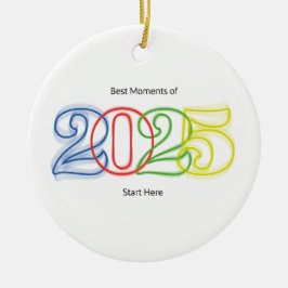 2025 års bästa möte julgransprydnad keramik