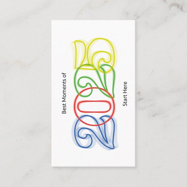 2025 års bästa möte visitkort (Framsida)