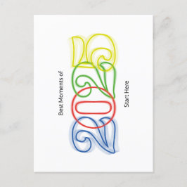 2025 års bästa möte vykort