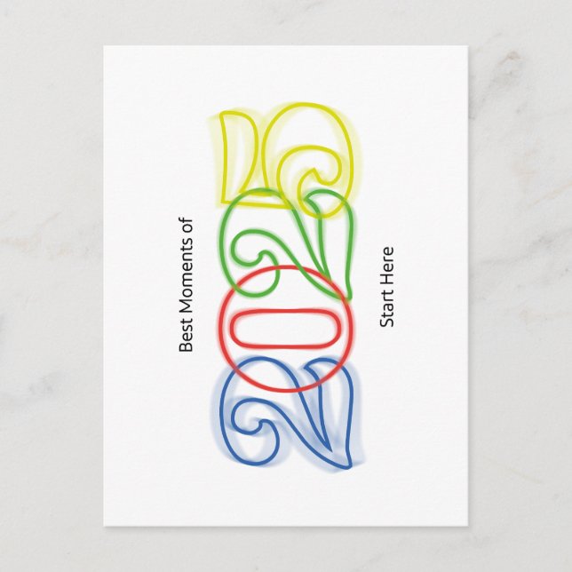 2025 års bästa möte vykort (Framsida)