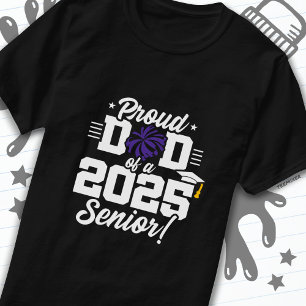 2025 års Cheer Senior 2025-klass för proud Pappa C T Shirt