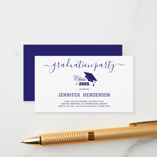 2025 års enkla Studentfest i marinen Tilläggskort (Fram/Back In Situ)