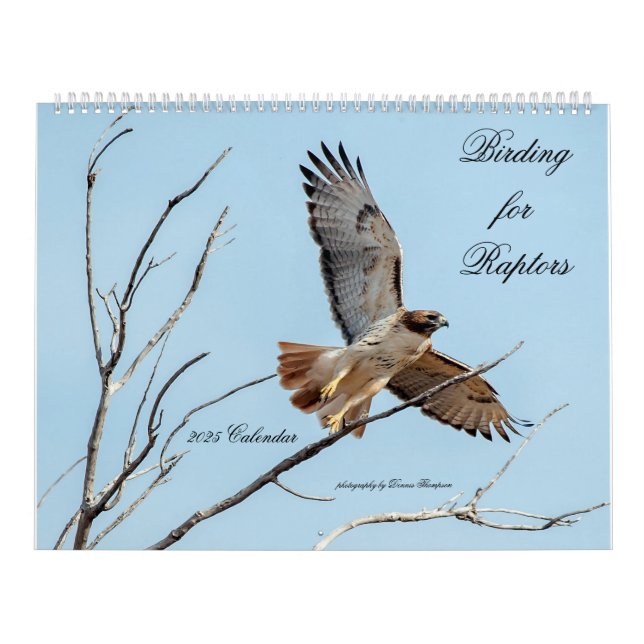 2025 års födelsedag för Raptors-kalender Kalender (Omslag)