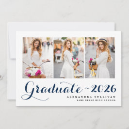 2025 års foto Collage Studenten Inbjudningar