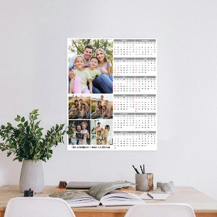 2025 års fotopalender för Anpassningsbar av nya fa Poster