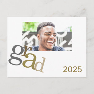 2025 års Grad-fotoannonskort Vykort