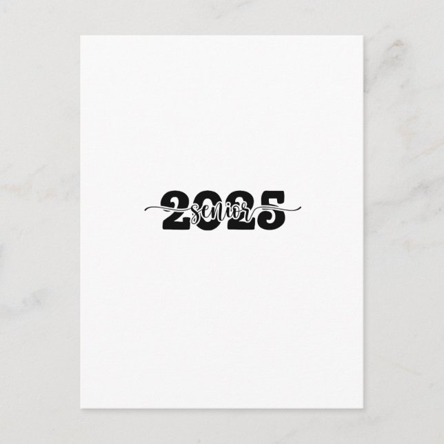 2025 års gymnasium i Studenten 2025 Helg Vykort (Framsida)