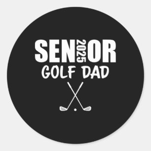 2025 års högsta hjälppersonal för Golf Pappa-teame Runt Klistermärke