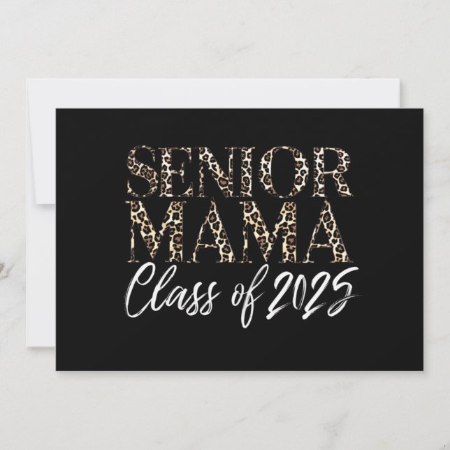 2025 års högsta mamma, stolt Mamma, i klass 2025 Inbjudningar (Framsida)