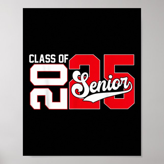 2025 års högsta Studenten 2025 Back to school K Poster (Framsidan)