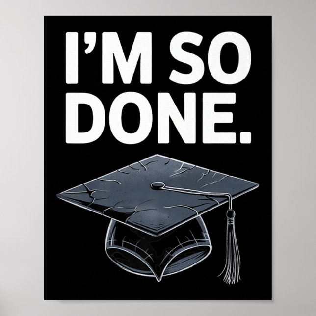 2025 års högsta Studenten Grad Party Poster (Framsidan)