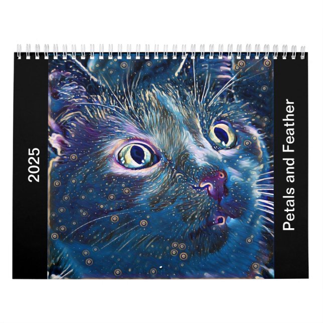 2025 års kalender för Petals, Feather och Friends (Omslag)