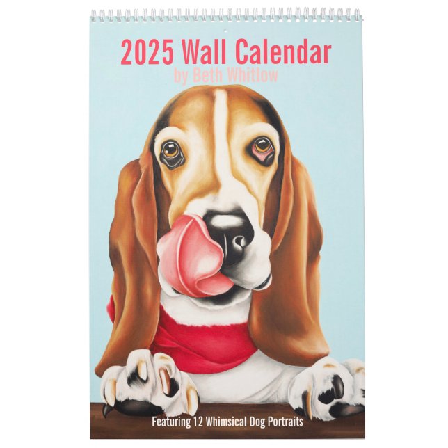 2025 års kalender för vismisk Hund - stor (Omslag)