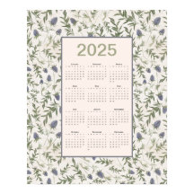 2025 års kalender - Fullt
