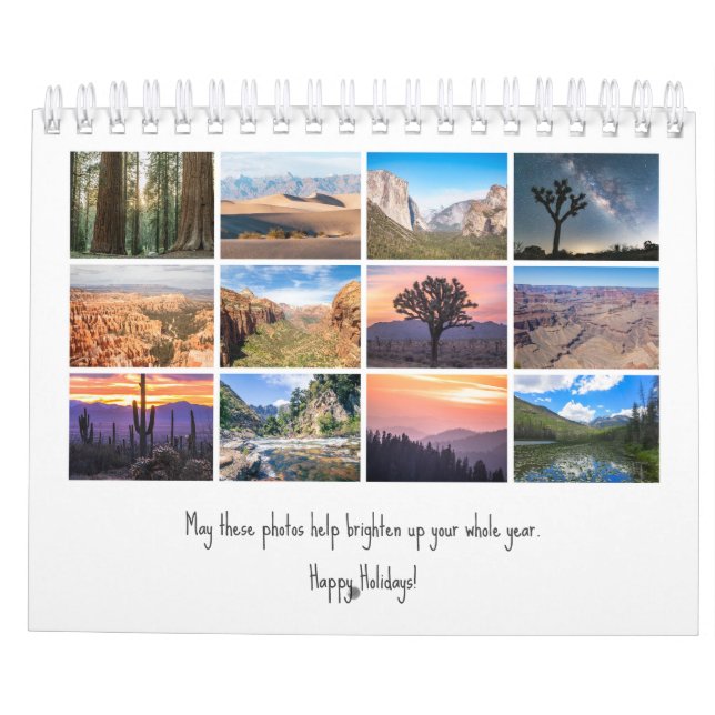 2025 års kalender i Parker (Baksida)