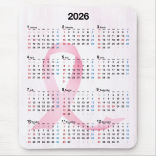 2025 års kalender - Rosa - menyfliksområdet Musmatta
