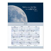 2025 års kalenderfaser i Måne, vad är manskript