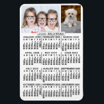 2025 års månadskalender - vit | Fotomall Magnet<br><div class="desc">Denna månatliga kalendermagnet för 2025-personligen visar veckodagarna för varje månad i fetstilt, lätt att läsa svart på vit bakgrund. Lägg enkelt till dina egna fotografier av vågrät och lodrät överst. Det här är en enkel, modern kalendermagnet som hjälper dig att erövra det nya året. Vet alltid vilket datum det är...</div>