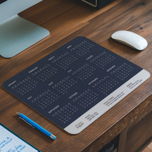 2025 års minimalistisk kalender för Logotypen för  Musmatta