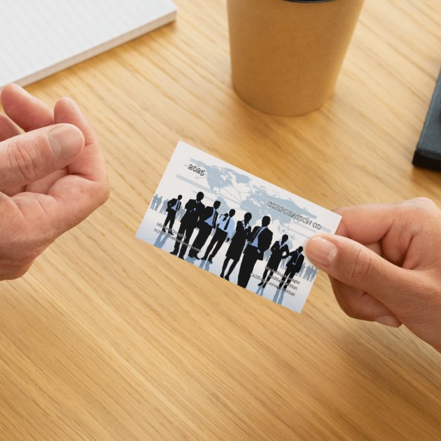 2025 års moderna Mörk Pocket-kalender Visitkort (Skapare uppladdad)