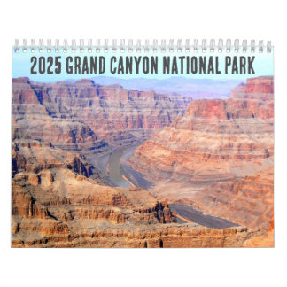 2025 års nationalparkskalender för Grand Canyon Kalender