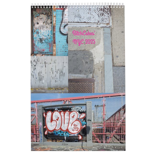 2025 års NYC-kalender efter Bitchcakes Kalender (Omslag)
