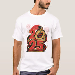 2025 års orm - nytt kinesiskt år t shirt