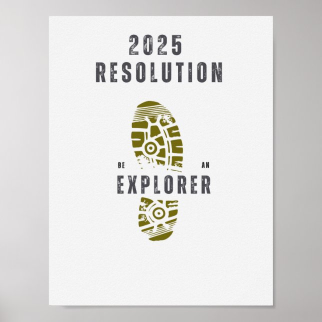 2025 års resolution är en av de mest utforskande v poster (Framsidan)