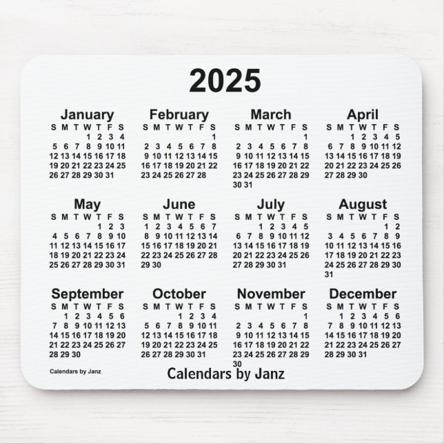 2025 års vitbok av Janz Mouse Pad Musmatta (Framsidan)