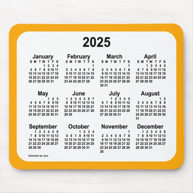 2025 års vitbok om Orangen från Janz Two Tone Musmatta (Framsidan)