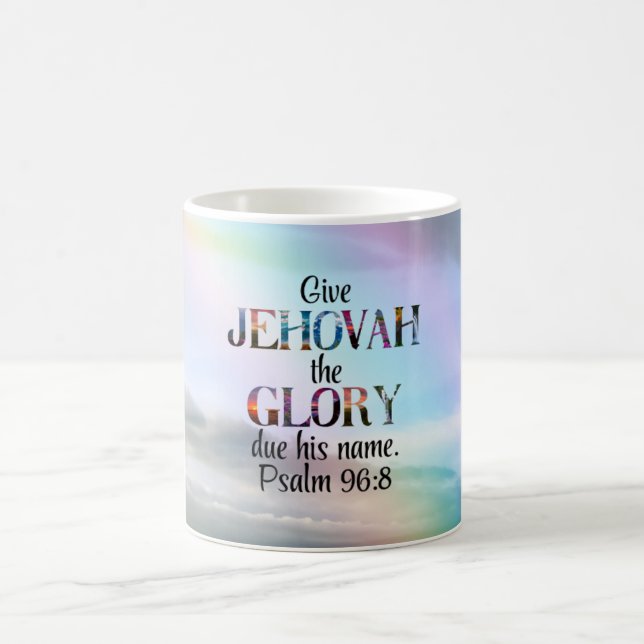 2025 Årstext Kaffemugge för Jehovas vittnen  Magisk Mugg (Center)
