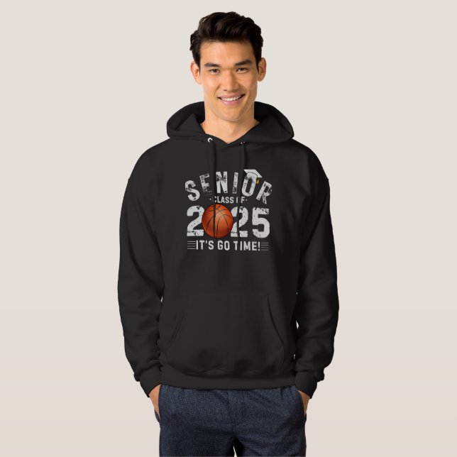 2025 Basketball Player - klass 2025-Studenten Hoodie (Hel framsida)