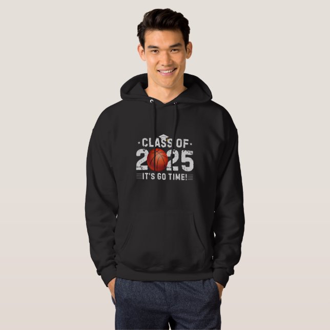 2025 Basketball Player - klass 2025-Studenten Hoodie (Hel framsida)