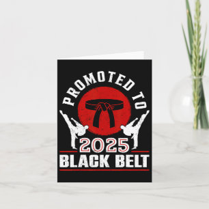 2025 Black Bälte Achievement Tang Soo Do Karate Ta Kort