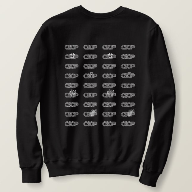 2025 Black CSOP Sweatshirt (Design baksida)
