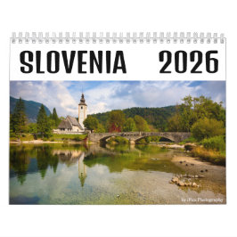 2025 Bled och Slovenien-fotografi Kalender