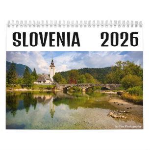 2025 Bled och Slovenien-fotografi Kalender
